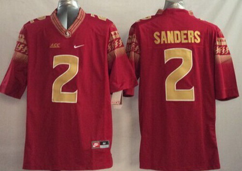 Florida State Seminoles #2 Deion Sanders 2014 Red Limited Jerseys